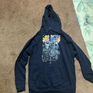 Navy Graphic Hoodie